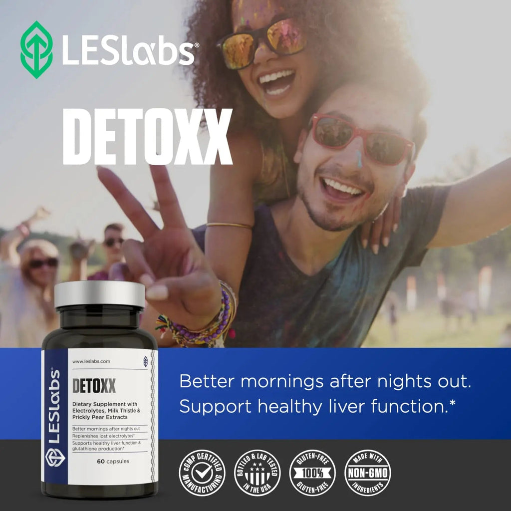 LES Labs DeToxx – Better Mornings & Recovery, Liver Support, Electrolyte Replenishment LES Labs Au supplements