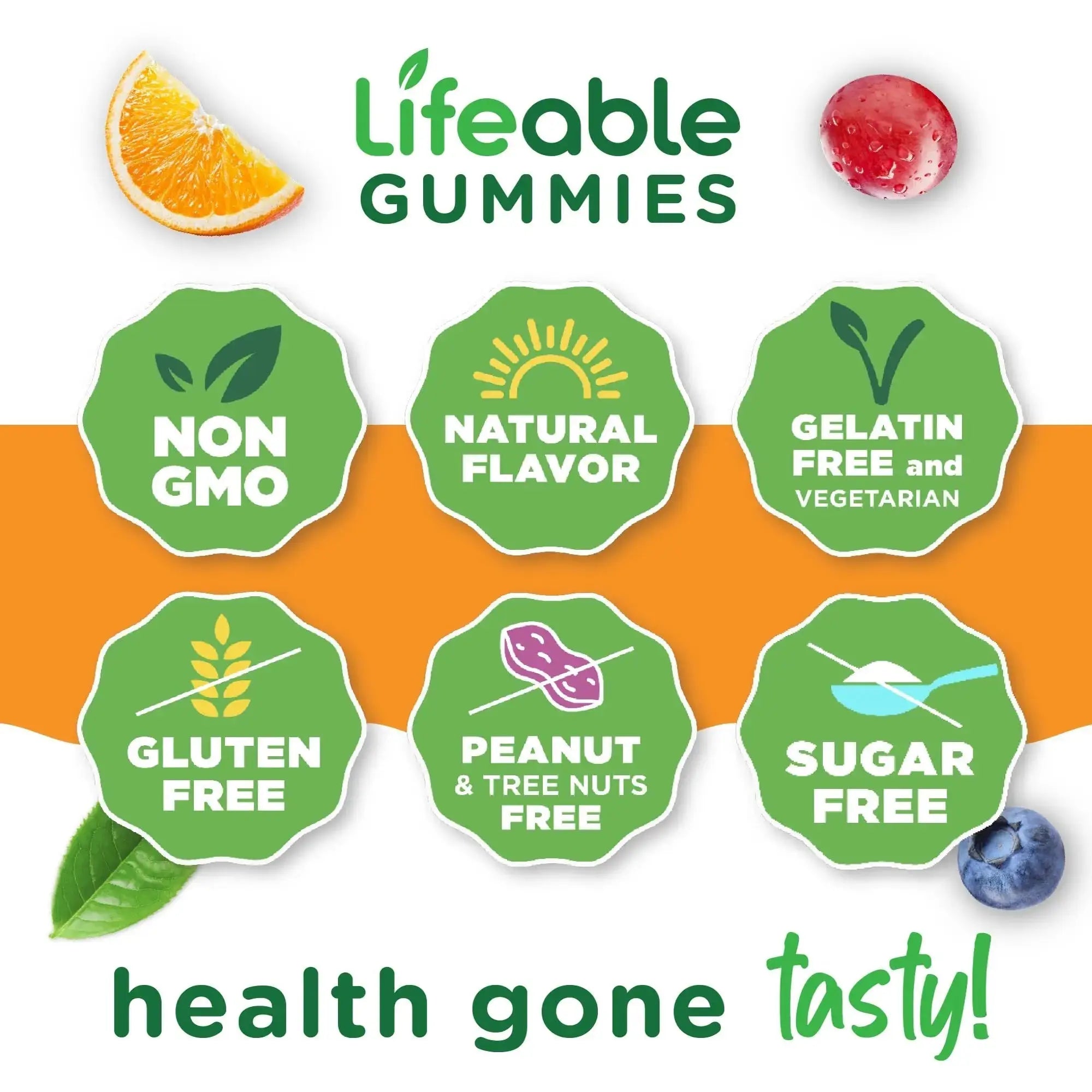 Lifeable Sugar Free Multivitamin for Men Gummies | with Iron and 18 Essential Vitamins and Minerals | Sugar Free Vitamins | 90 Gummies Lifeable Au supplements