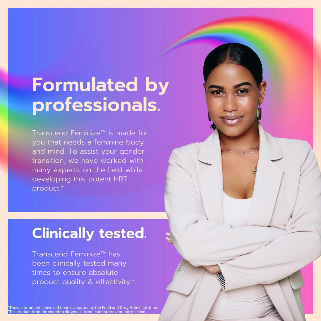 FEMINIZE Transcend HRT Pills for Estrogen - Potent HRT Estrogen Complex - Big Breats Soft Skin Feminizer FEMINIZE Au supplements
