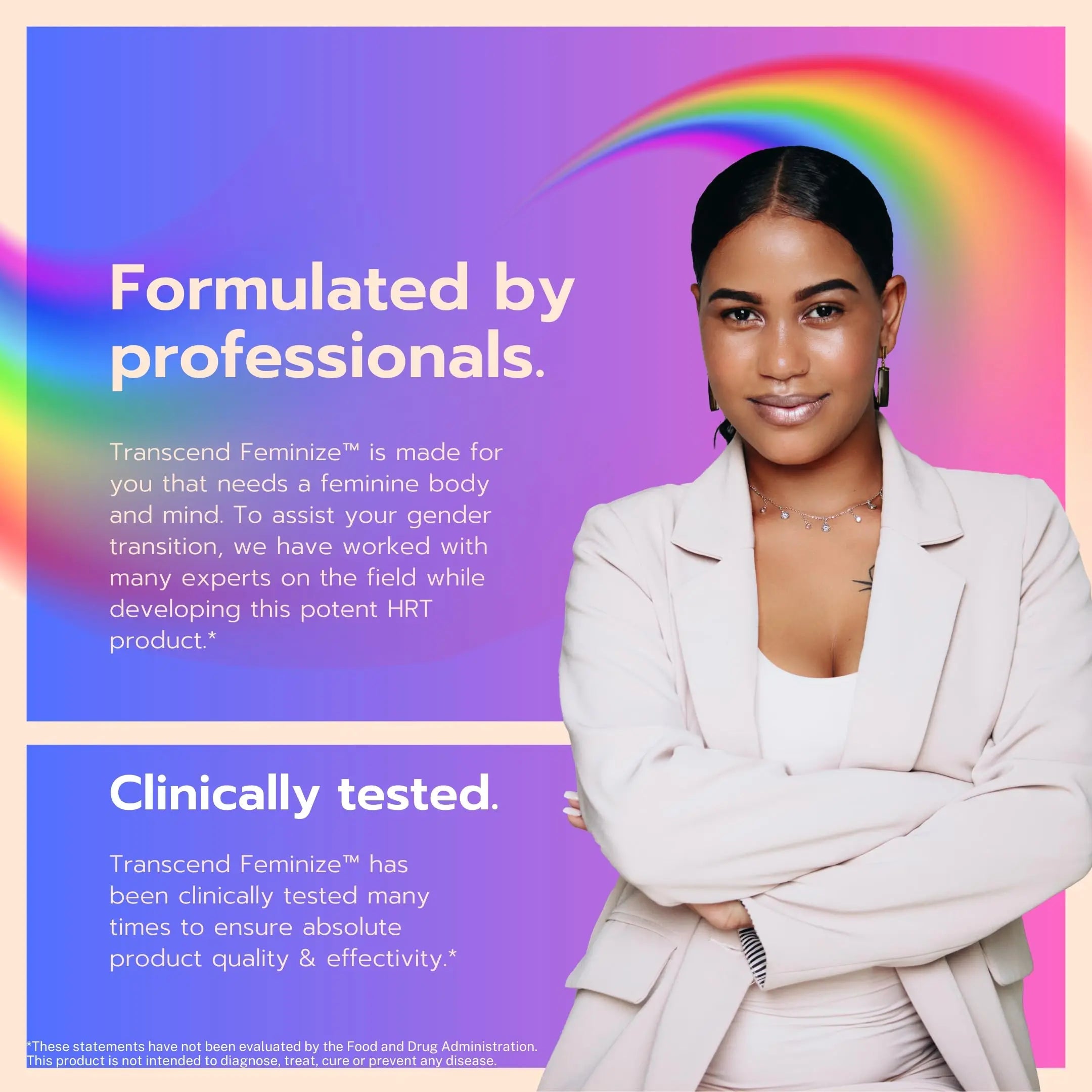 FEMINIZE Transcend HRT Pills for Estrogen - Potent HRT Estrogen Complex - Big Breats Soft Skin Feminizer FEMINIZE Au supplements