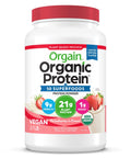 Orgain Organic Vegan Protein Powder + 50 Superfoods, Strawberries and Cream Orgain Au supplements