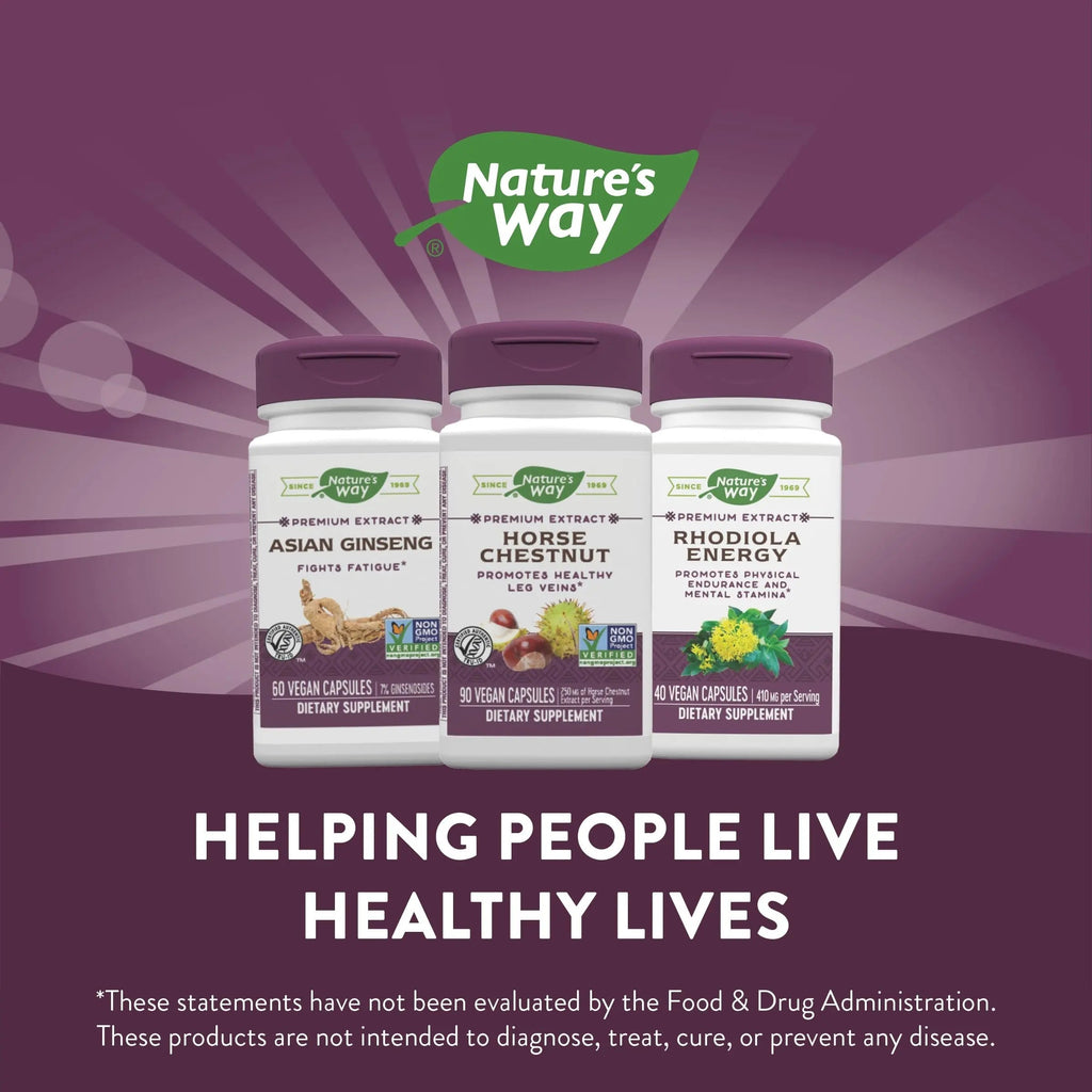 Nature's Way Standardized Horse Chestnut, Premium Extract for Healthy Veins and Blood Nature's Way Au supplements
