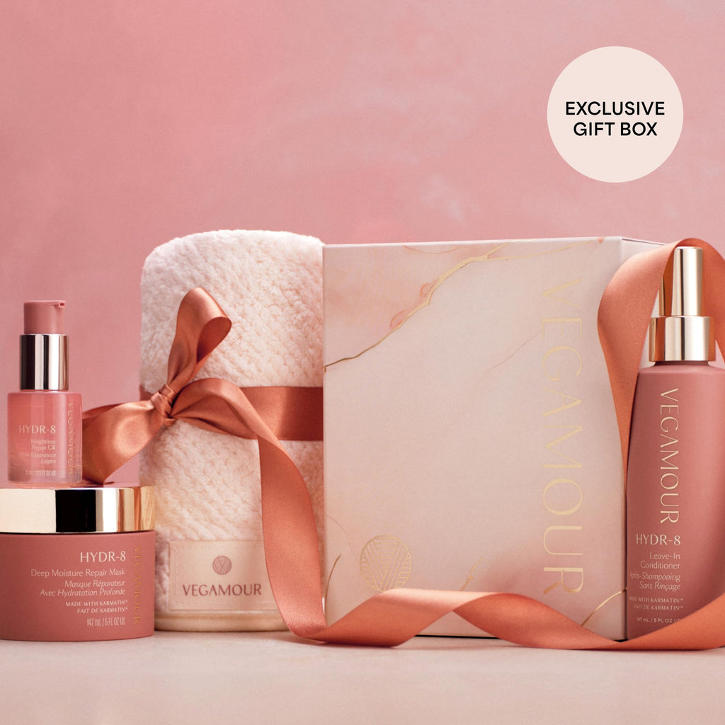 VEGAMOUR HYDR-8 Restorative Ritual Kit - Deep Hydrating Hair Mask, Repair Oil, and Leave In Conditioner Gift Set - $130 Value VEGAMOUR Au supplements