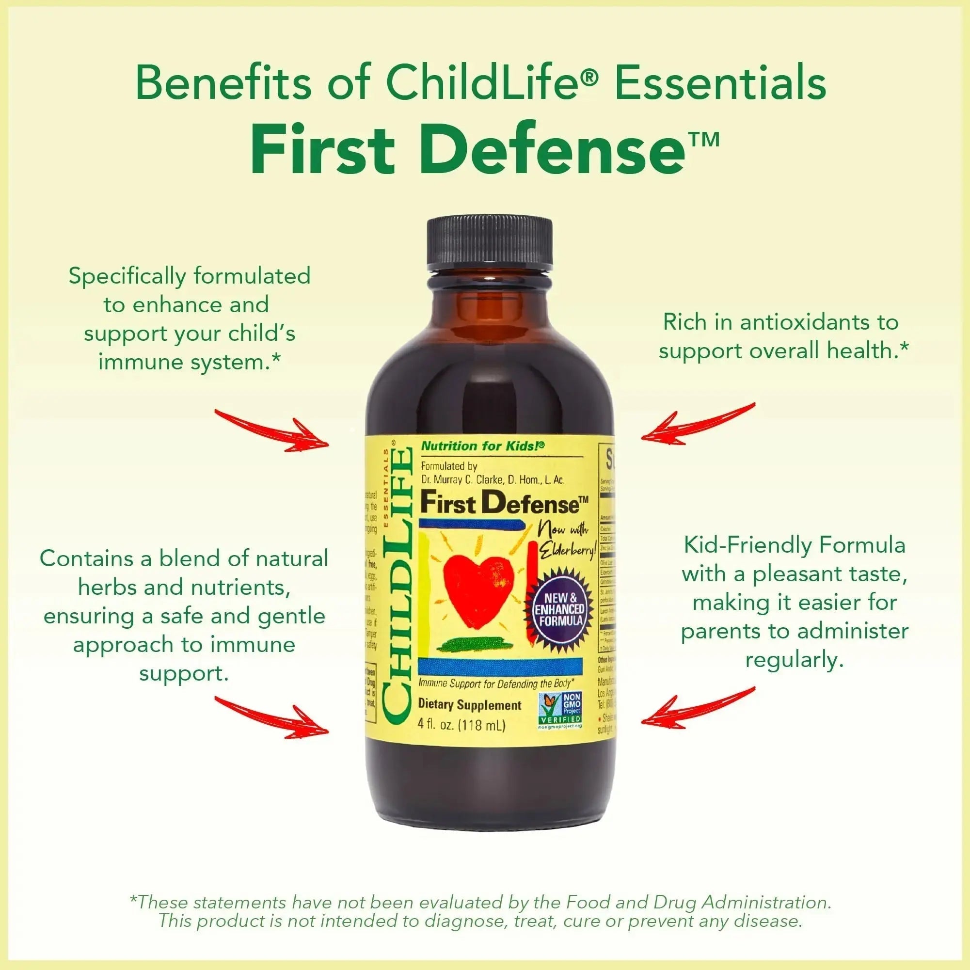 CHILDLIFE ESSENTIALS Immune Support 3-Pack - Liquid Vitamin C, First Defense, and Echinacea - Immune Boosting Supplements CHILDLIFE ESSENTIALS Au supplements
