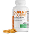 Bronson Super B 100 Vitamin B Complex Sustained Release Contains All B Vitamins Bronson Au supplements