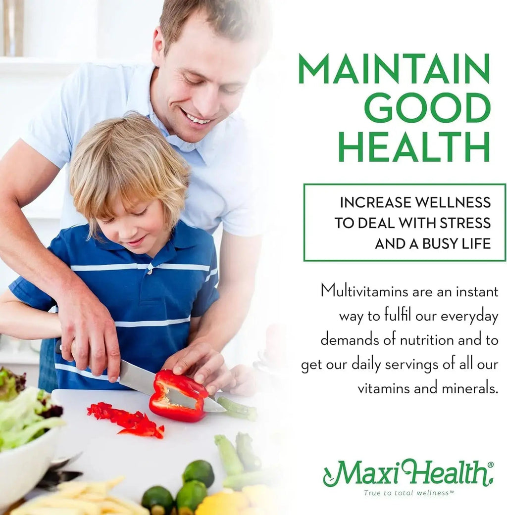 Maxi Health Chewable Multivitamin for Kids, Teens and Adults - Cherry Chewable Vitamins for Adults & Children Maxi Health Au supplements