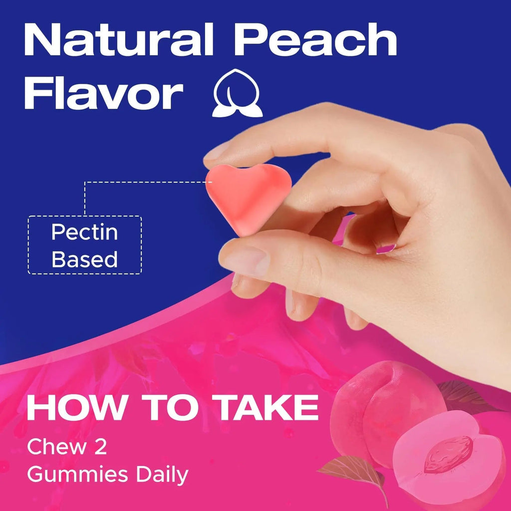 Jovariquethor Booty Gummies for Women - BBL Gummies with Multivitamins and Herbal Extracts - Peach Flavor - 60 Count Jovariquethor Au supplements