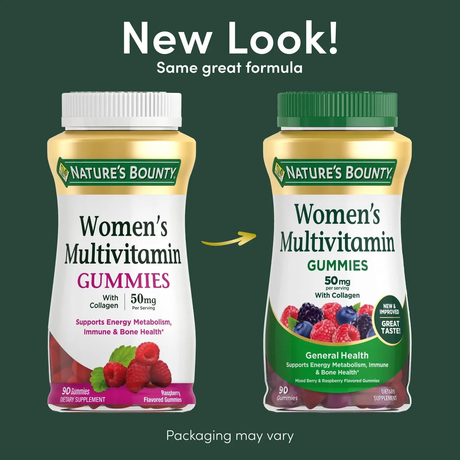 Nature's Bounty Women Multivitamin Gummies, Vitamin Supplements for Adults, General Health, Supports Immune and Bone Health, Nature's Bounty Au supplements