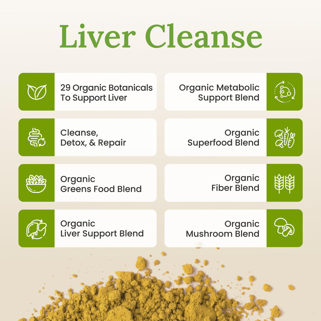 Myers Detox Daily Detox Greens Powder, Organic Superfood Supplement for Detox, Gut Health, Energy, Immune Support, Overall Wellness, Gluten Free Multivitamin Drink Mix,