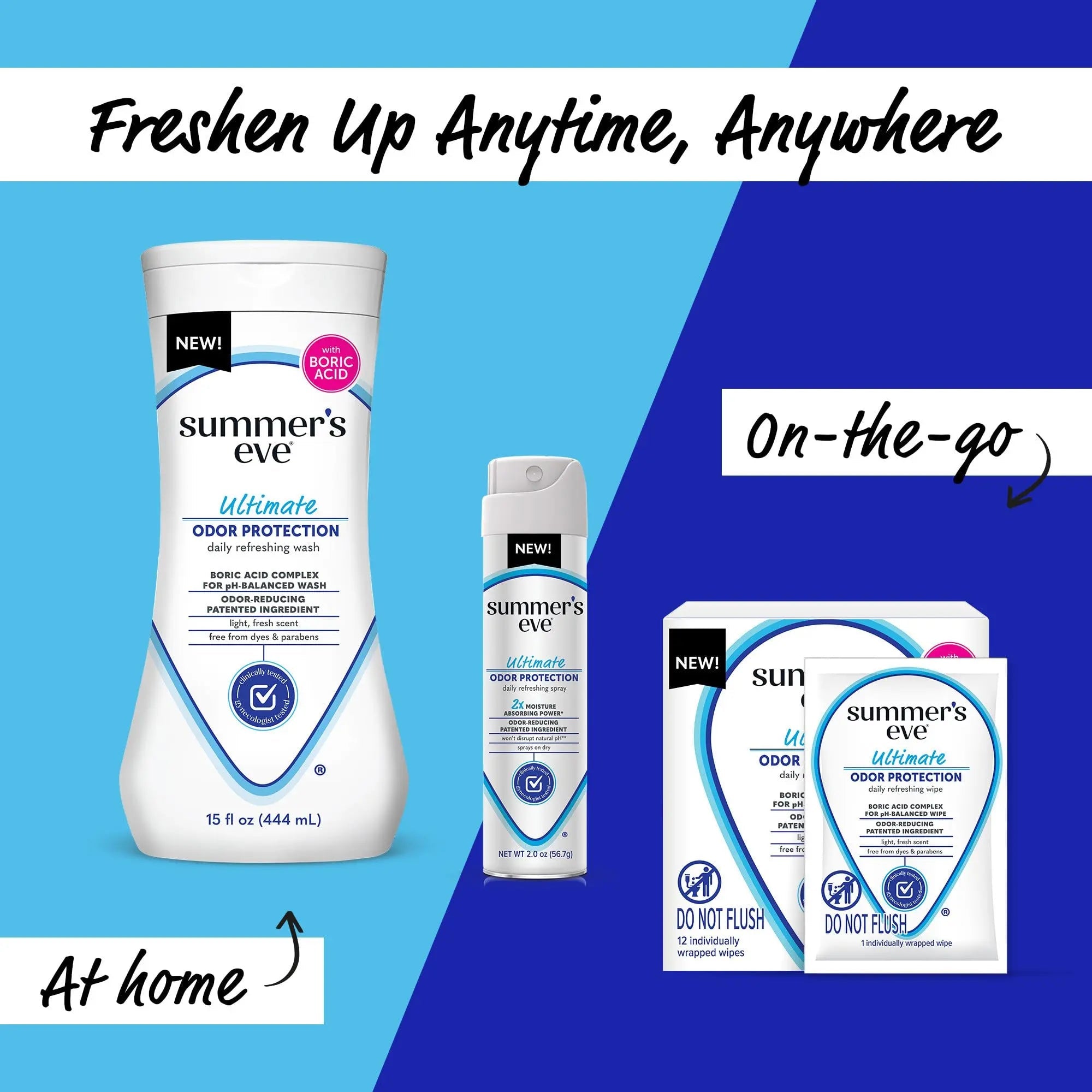 Summer's Eve, Ultimate Odor Control, Feminine Body Wash with Boric Acid, Removes Odor Summer's Eve Au supplements