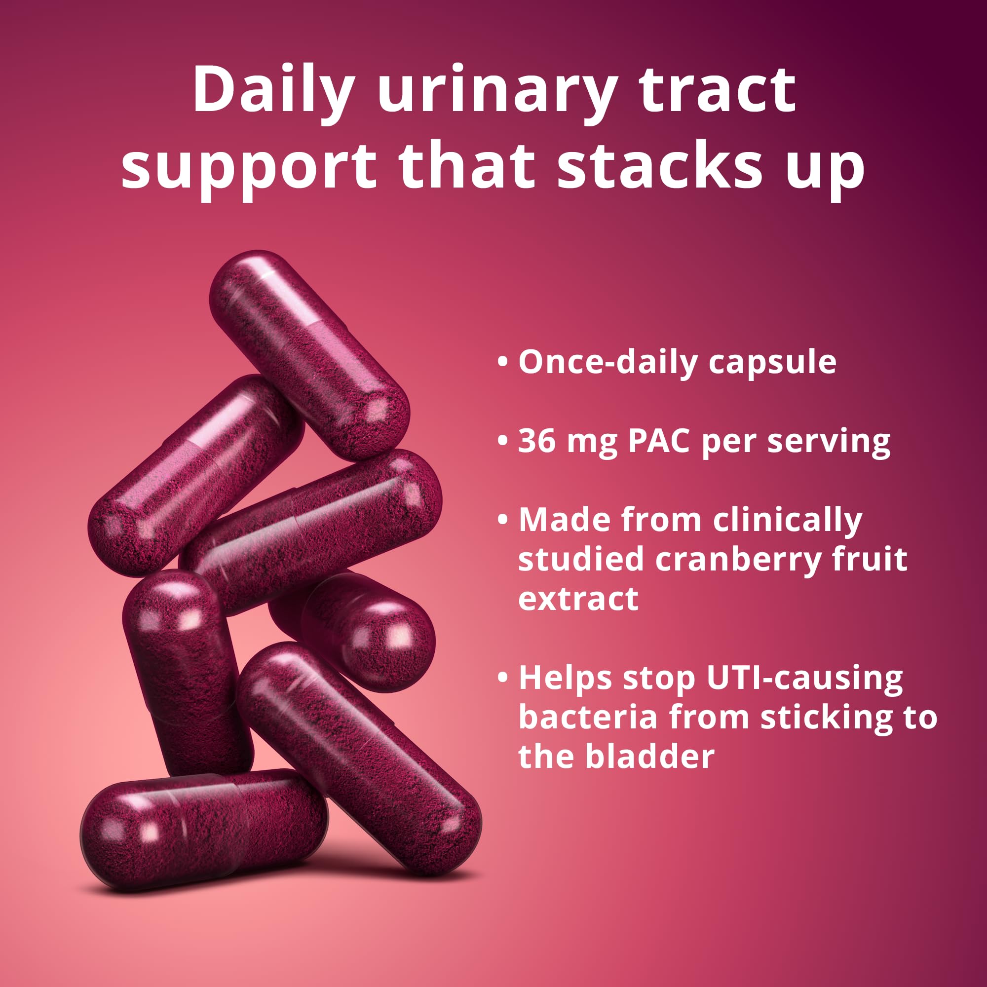 Solv Wellness Urinary Health 36 mg Cranberry PAC – Whole Cranberry Fruit Extract, Daily Urinary Tract Health Support, 30 Capsules Solv Wellness Au supplements