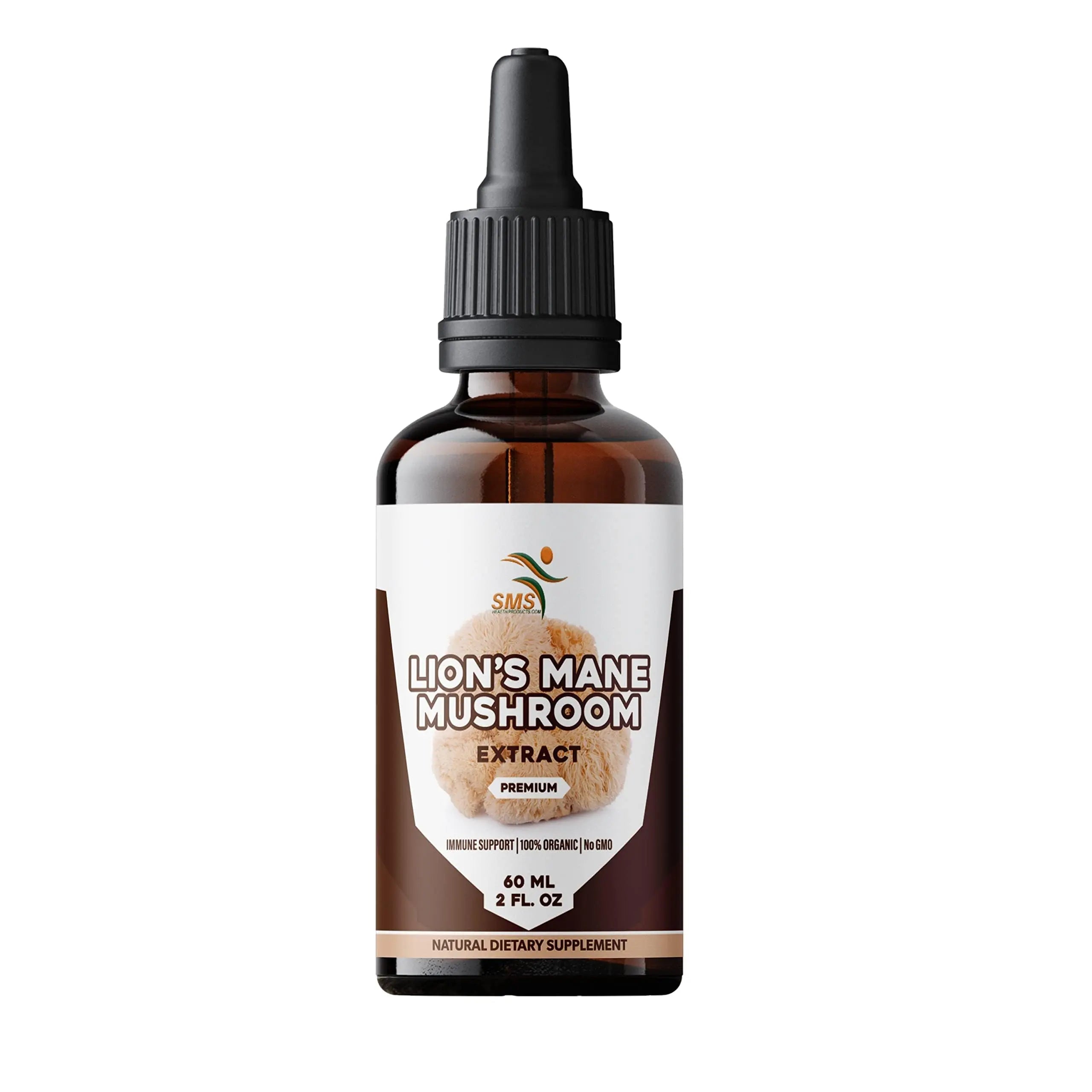 Lion's Mane Mushroom Drops Supplement, Lions Mane Tincture, Natural SMSHEALTHPRODUCTS.com Au supplements