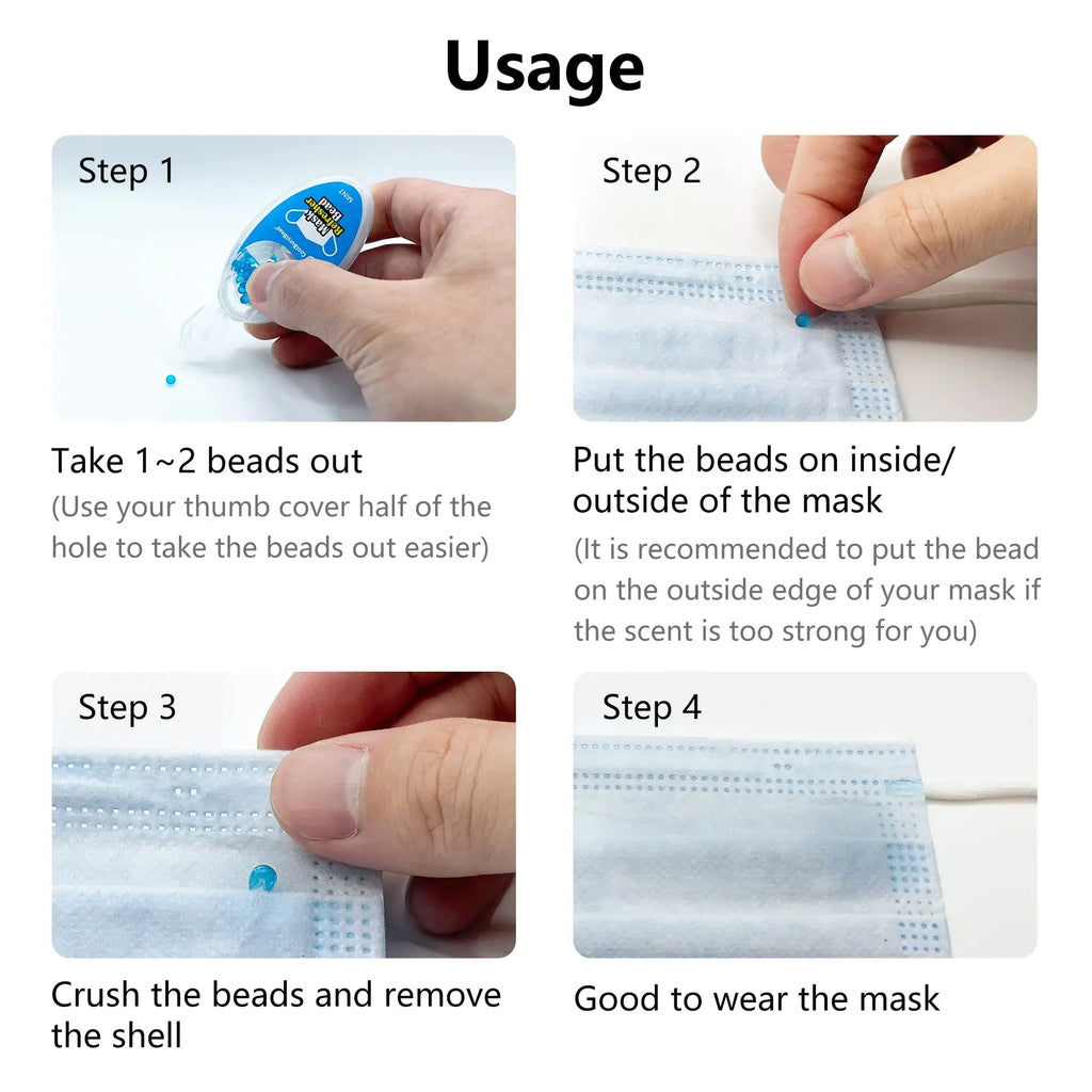 CoolBurstBead Face Mask Refresher, Long-Lasting & Strong Refreshing Fragrance, 4-Pack CoolBurstBead Au supplements
