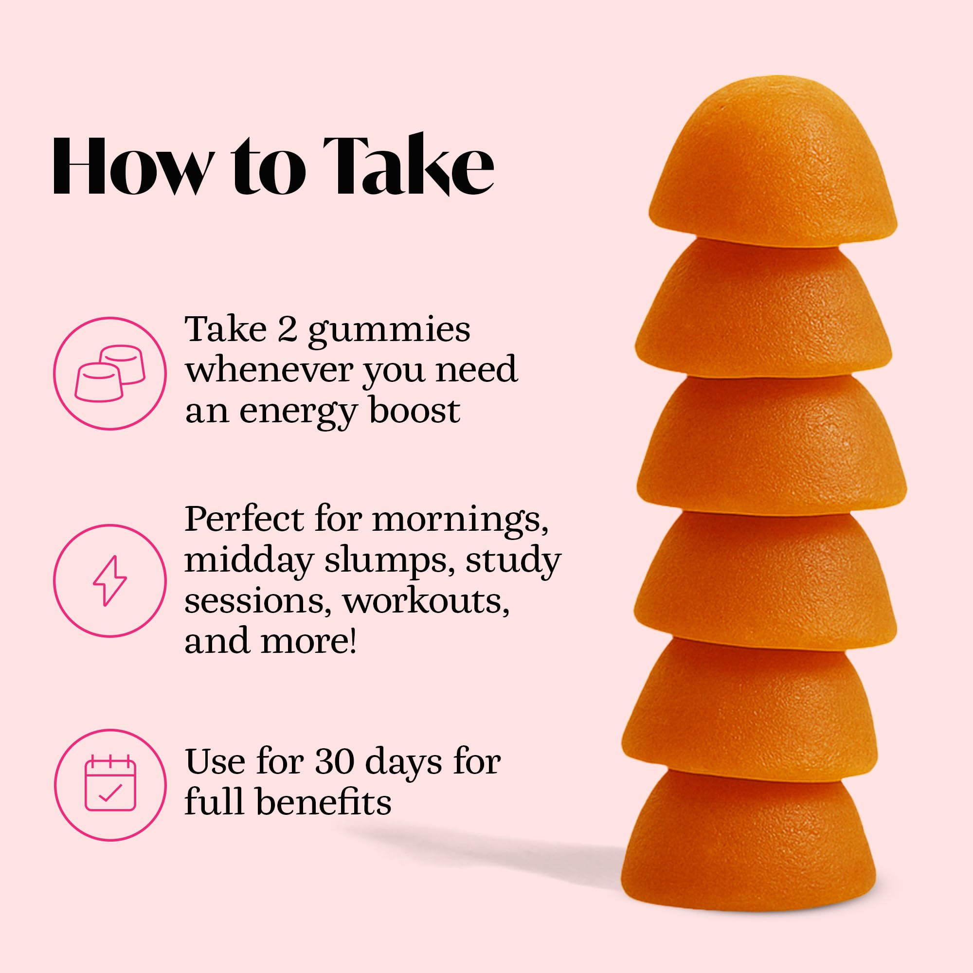 Winged Wellness Rise Up, Energy & Focus Gummies for Women - Daily Brain Boost Gummy Supplement with Natural Caffeine, Ashwagandha, B12, Nootropics Alpha-GPC & Lion’s Mane - Pineapple, 60 Gummies Winged Wellness Au supplements