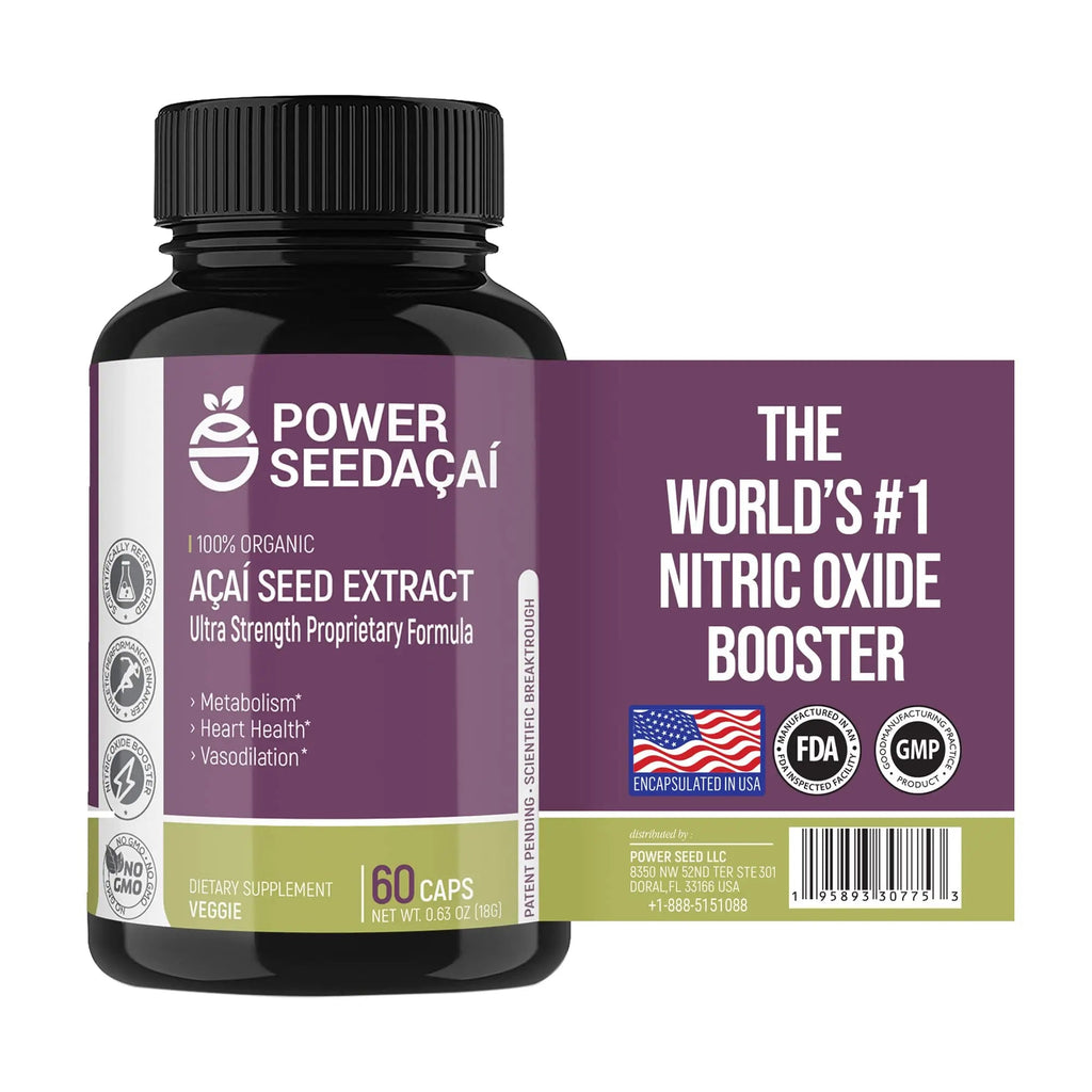 POWER SEEDAÇAÍ New Patented Nitric Oxide Supplement -Increase Blood Flow & Circulatio POWER SEEDAÇAÍ Au supplements