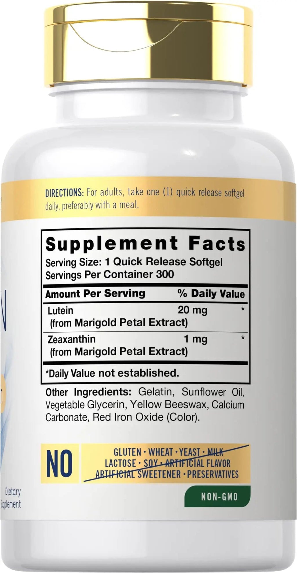 Carlyle Lutein and Zeaxanthin 20mg | 300 Softgels | Eye Health Vitamins | Non-GMO & Gluten Free Supplement Carlyle Au supplements