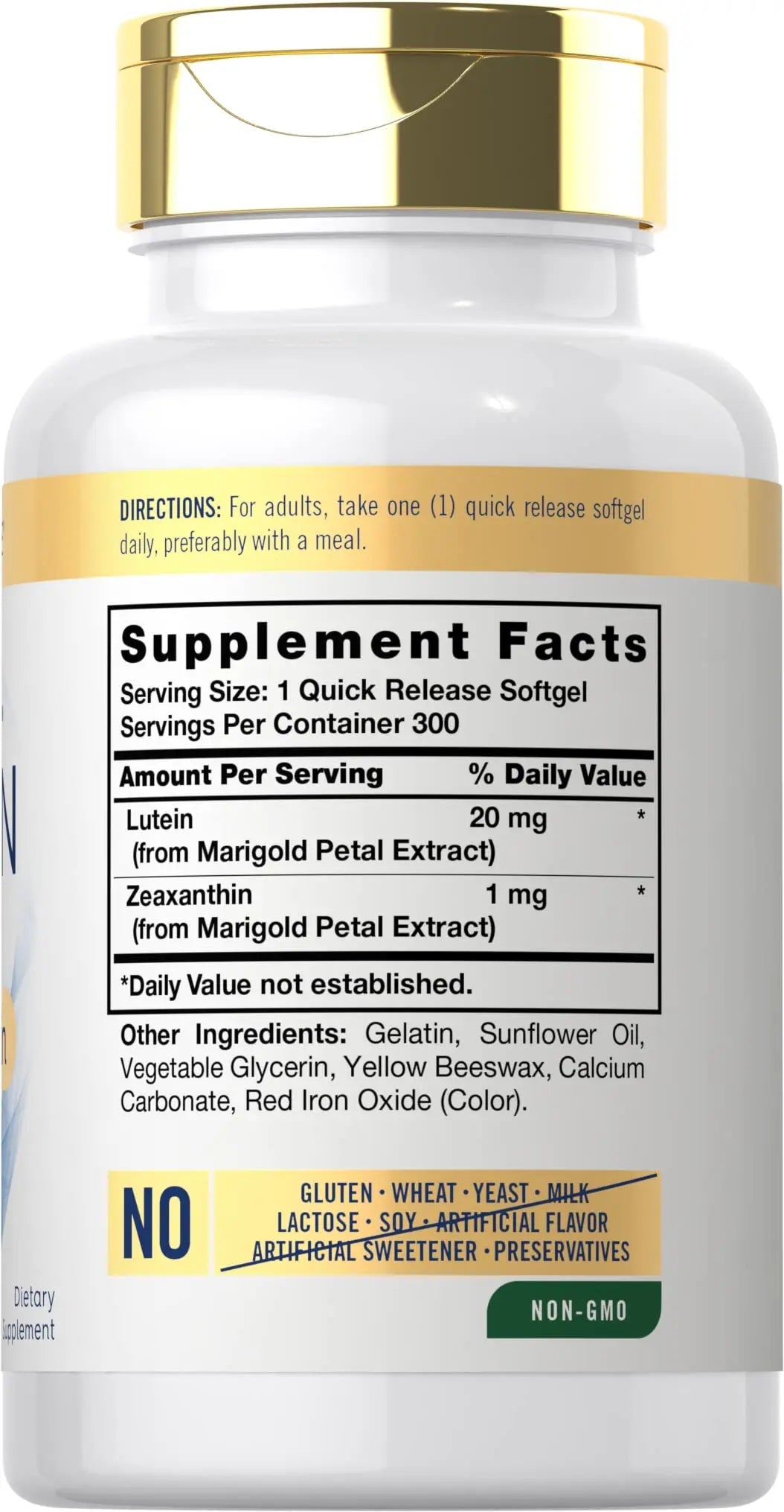 Carlyle Lutein and Zeaxanthin 20mg | 300 Softgels | Eye Health Vitamins | Non-GMO & Gluten Free Supplement Carlyle Au supplements