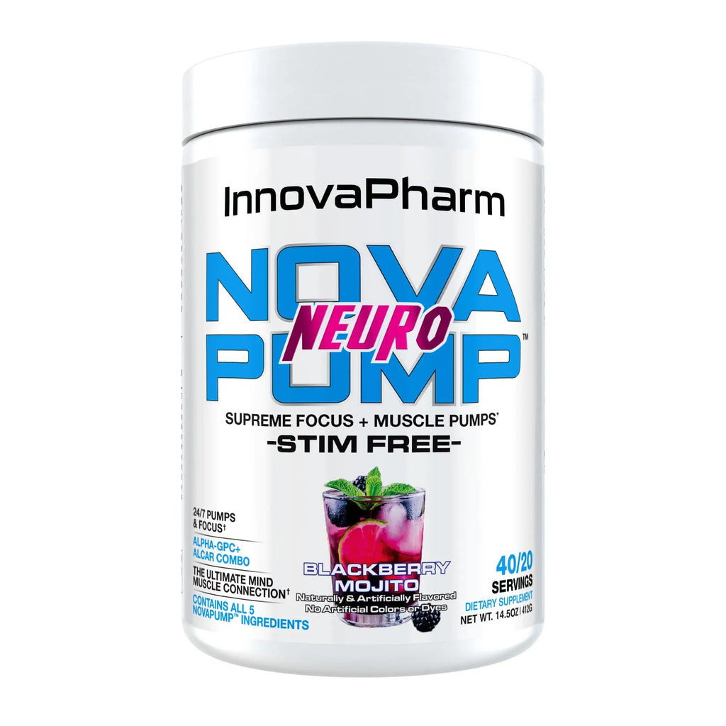 InnovaPharm NOVAPUMP Neuro (BlackBerry Mojito) Powder - 14.5 Ounces InnovaPharm Au supplements