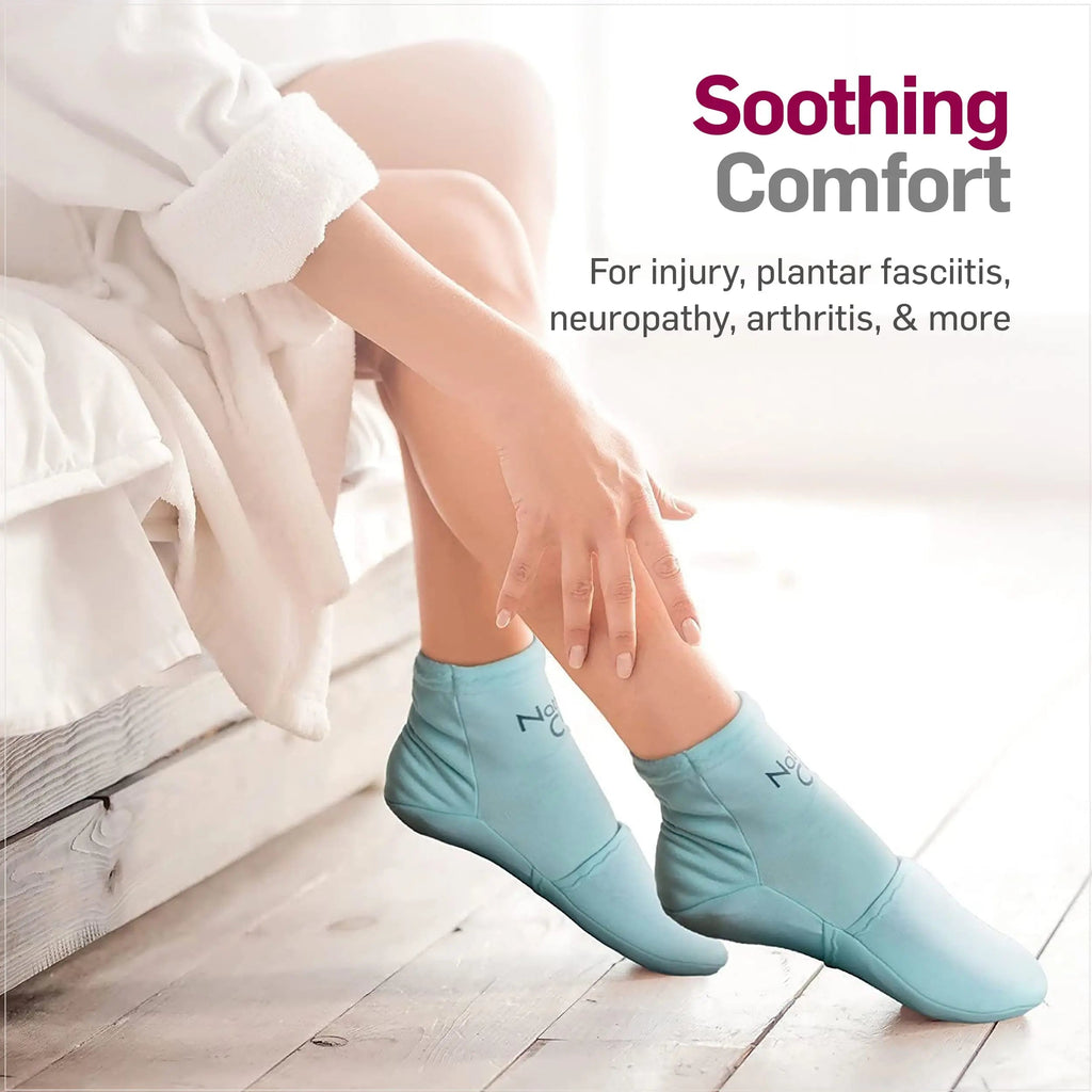 NatraCure Cold Therapy Socks - Reusable Gel Ice Frozen Slippers for Feet NatraCure Au supplements