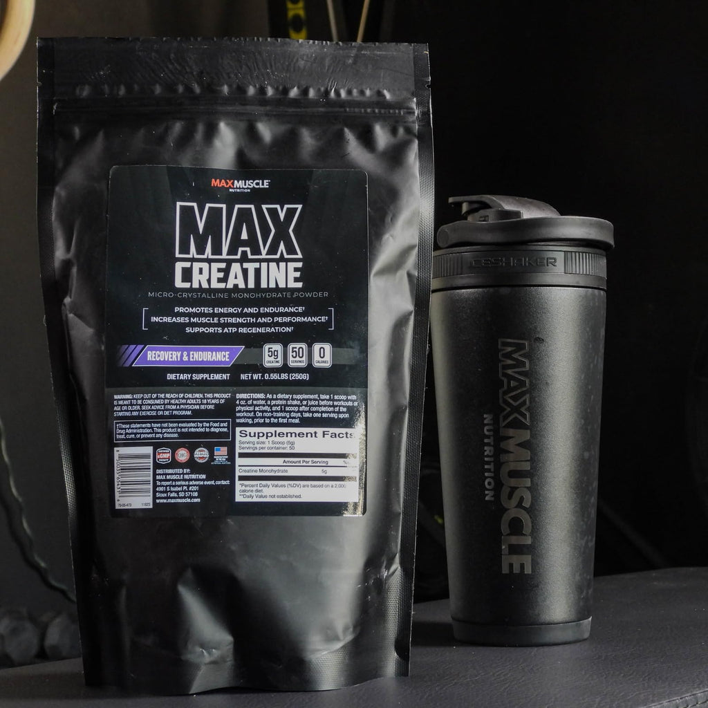 Max Muscle Ultra Pure Creatine Monohydrate Powder 5000 mg (5 Grams) | 3rd Party Purity Tested | 100% Micronized and Unflavored for Maximum Absorption | Keto Friendly | 8.8 Ounces | 50 Servings Max Muscle Au supplements