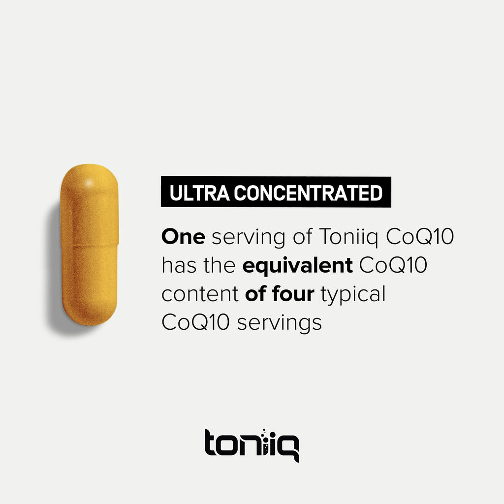 Toniiq CoQ10 400mg Extra Strength - Ultra High Purity - Liposomal for Superior Absorption - 98% Purified - Third-Party Tested, 120 Veggie Capsules Toniiq Au supplements