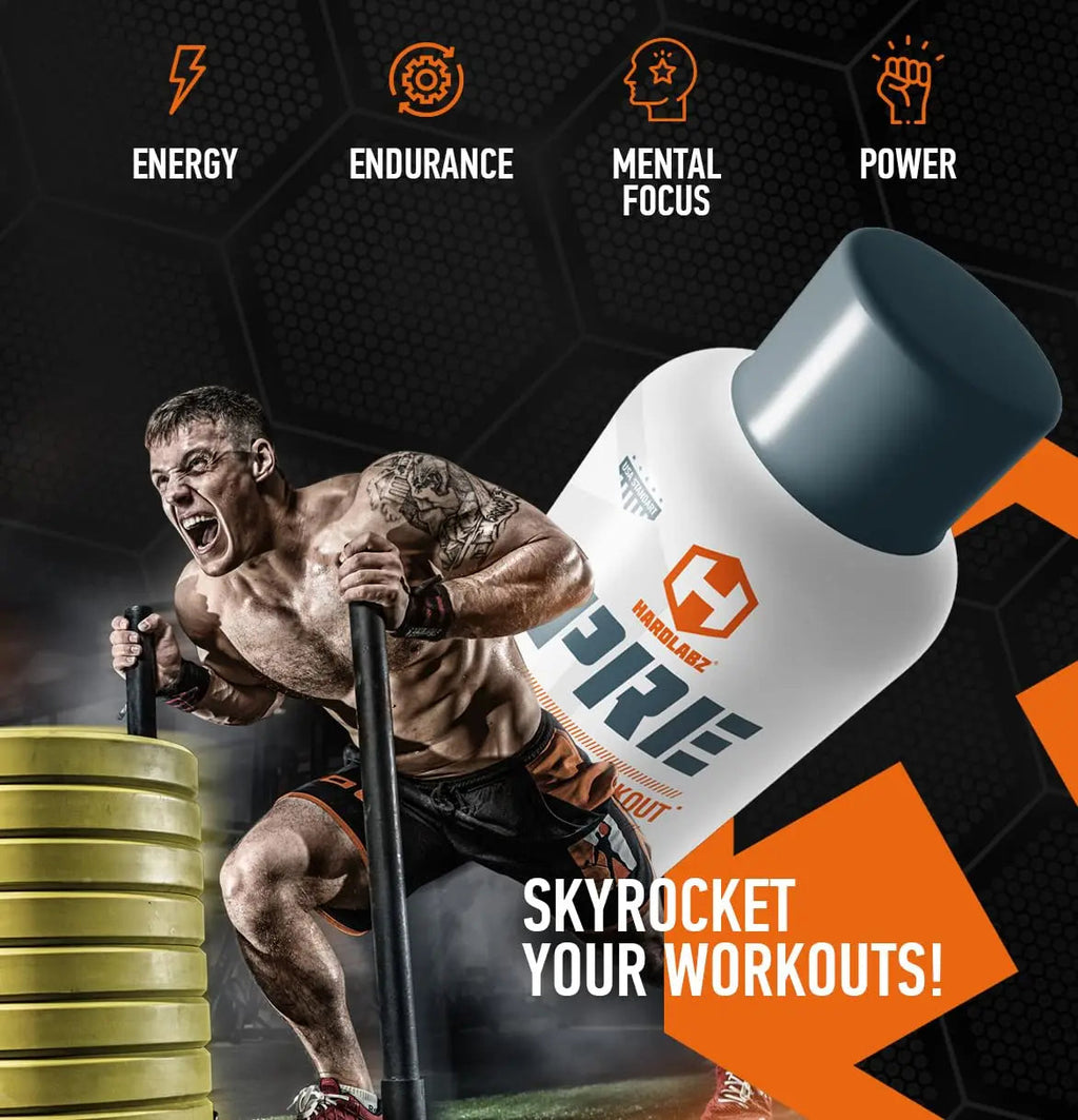 HARDLABZ PRE – Extra Strength Liquid Pre-Workout Energy Shot with Caffeine (250 mg) HARDLABZ Au supplements
