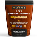 Paleo Pro 26G Beef Protein Powder - Grass Fed Protein Powder Isolate - Pure Animal Based Pastured & Cage-Free | Dairy & Gluten Free, Natural & Clean Proteins for Paleo & Keto - 15 Days Supply Vanilla