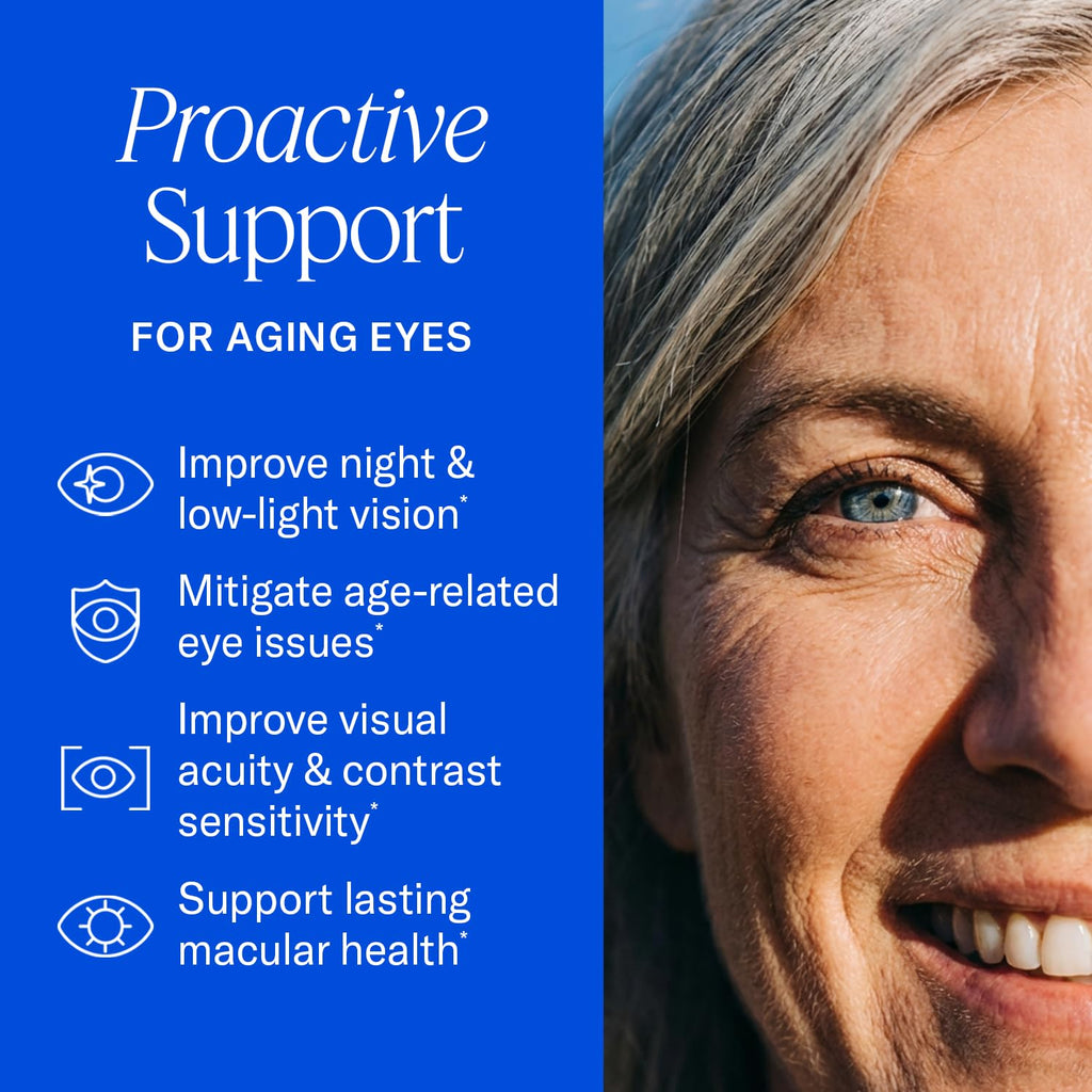 EyePromise Restore Eye Health Supplements - 60 Softgels, 30-Day Supply - Omega 3 Supplement for Aging Eyes with Lutein and Zeaxanthin,