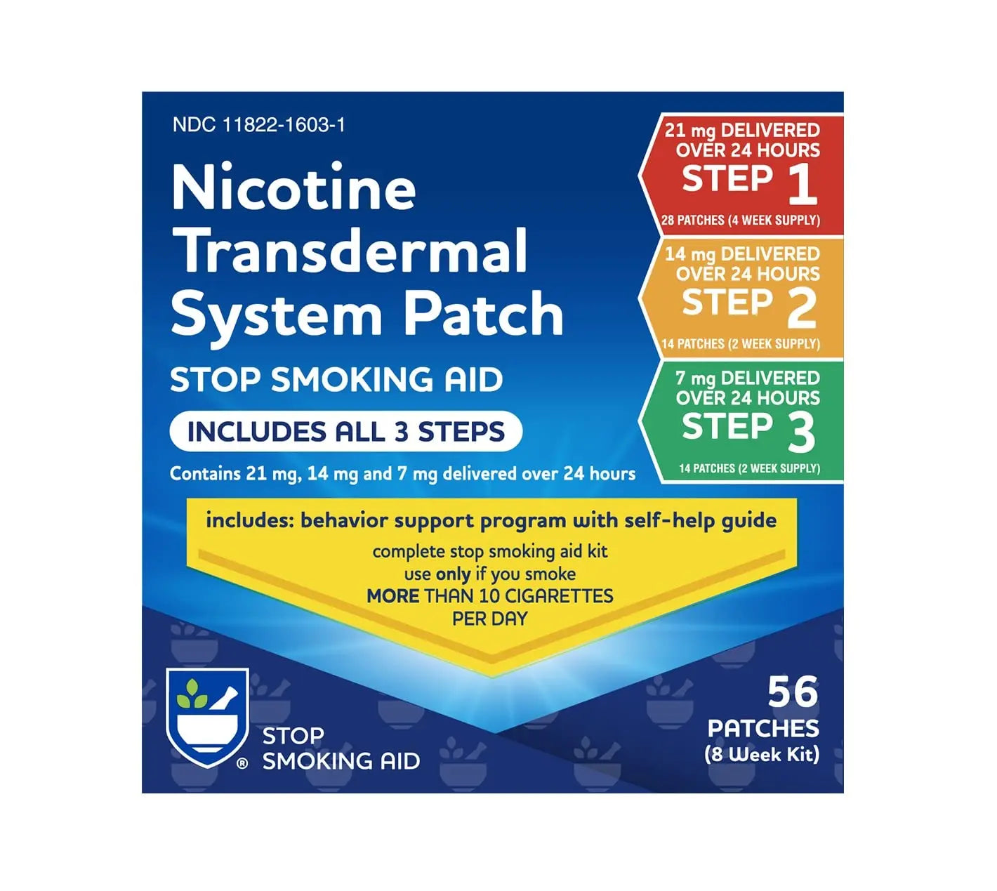 Rite Aid Nicotine Patch Kit, Steps 1 Through 3 to Quit Smoking, 21, 14, 7mg Rite Aid Au supplements