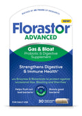 Florastor Advanced Gas and Bloat Probiotic, Digestive Enzymes and Botanicals, Plus Probiotics for Digestive Health, 30 Capsules Florastor Au supplements