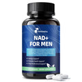 Femmetra NAD+ Supplements for Men with Saw Palmetto | All-in-One Cellular Energy, Prostate Support & Nitric Oxide Supplement with Resveratrol, L-Arginine | Non-GMO, 120 Capsules Femmetra Au supplements