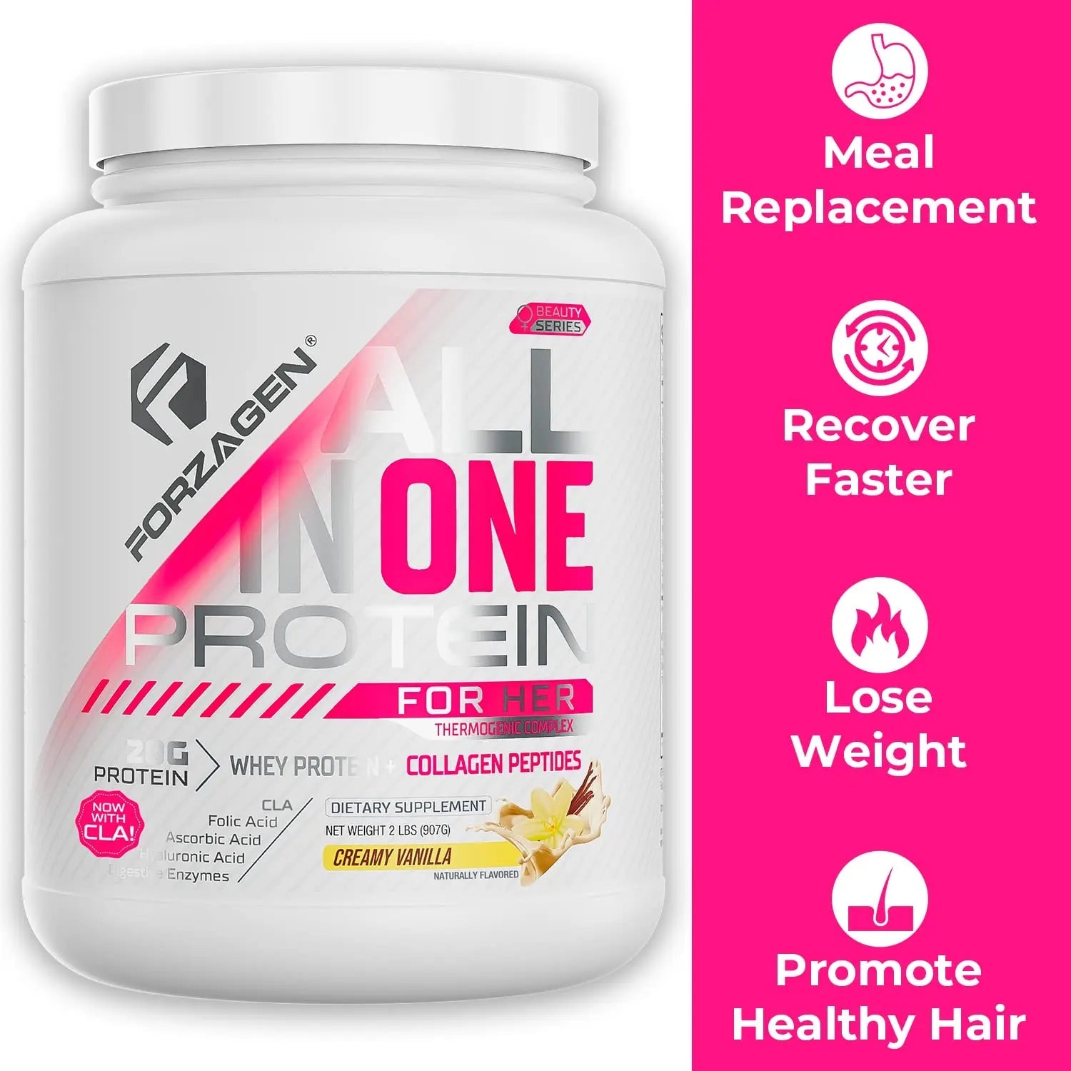 Forzagen All in One Protein for Her, Protein Powder for Women with Collagen Peptides Forzagen Au supplements