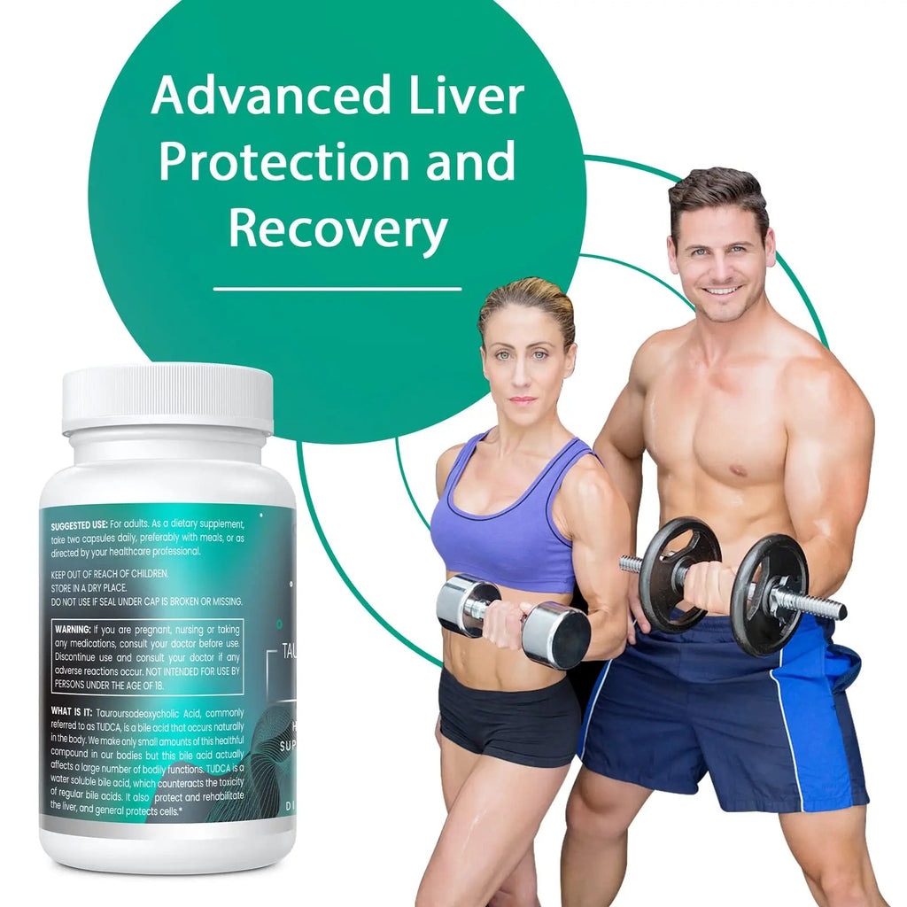 Genogna TUDCA 1100mg-Liver Support Supplement for Detox Cleanse, Water-Soluble Bile Genogna Au supplements