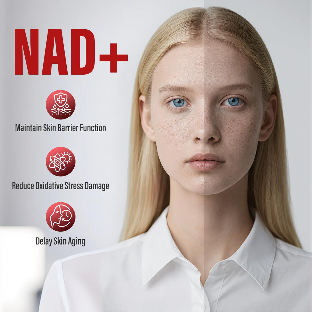 NAD+ Supplement 1000mg Liquid - High Absorption NAD+ with Trans Resveratrol 2000mg, Collagen & Hyaluronic Acid, Anti-Aging Energy Support for Women, Cellular Health & Longevity Boost Sizyok Au supplements