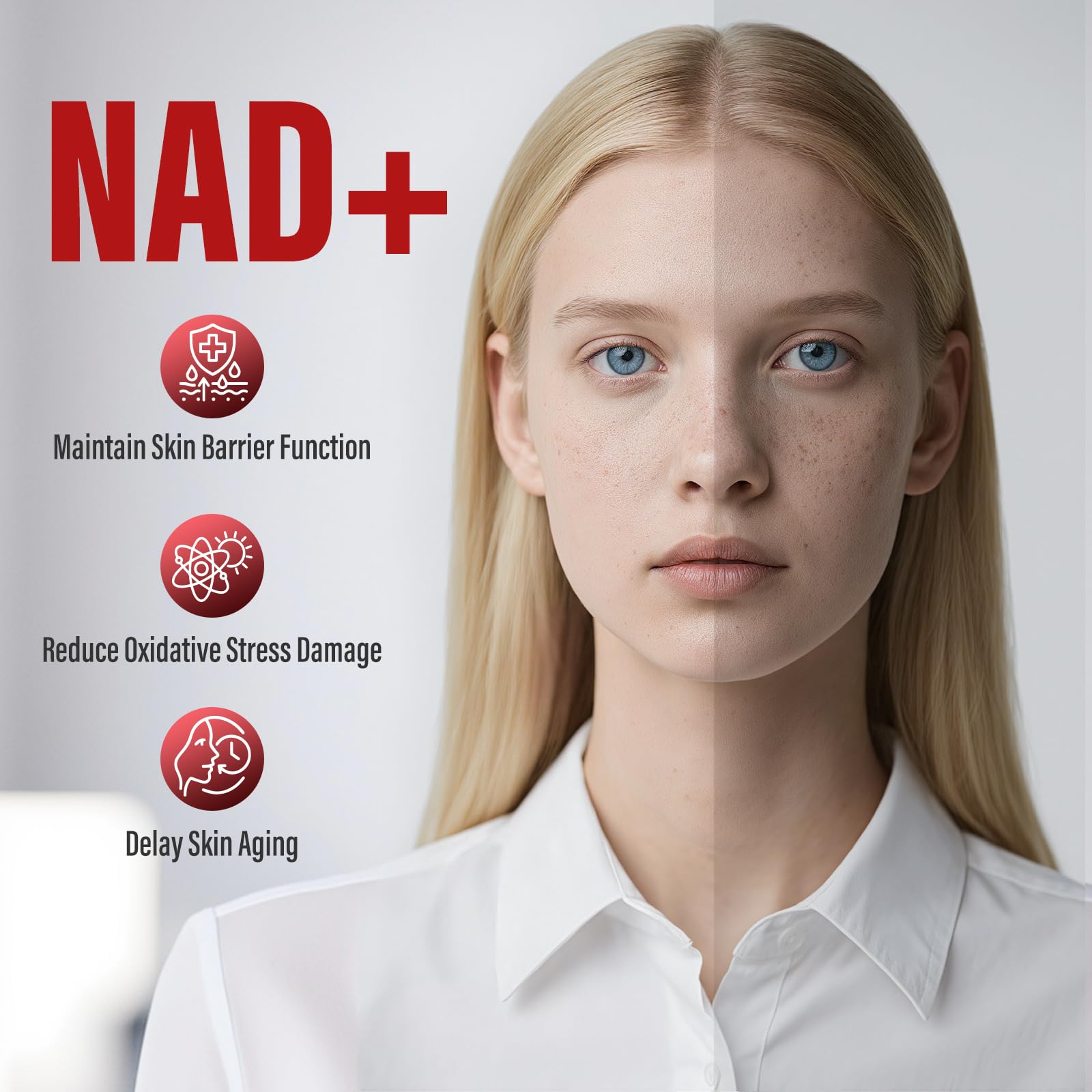 NAD+ Supplement 1000mg Liquid - High Absorption NAD+ with Trans Resveratrol 2000mg, Collagen & Hyaluronic Acid, Anti-Aging Energy Support for Women, Cellular Health & Longevity Boost Sizyok Au supplements