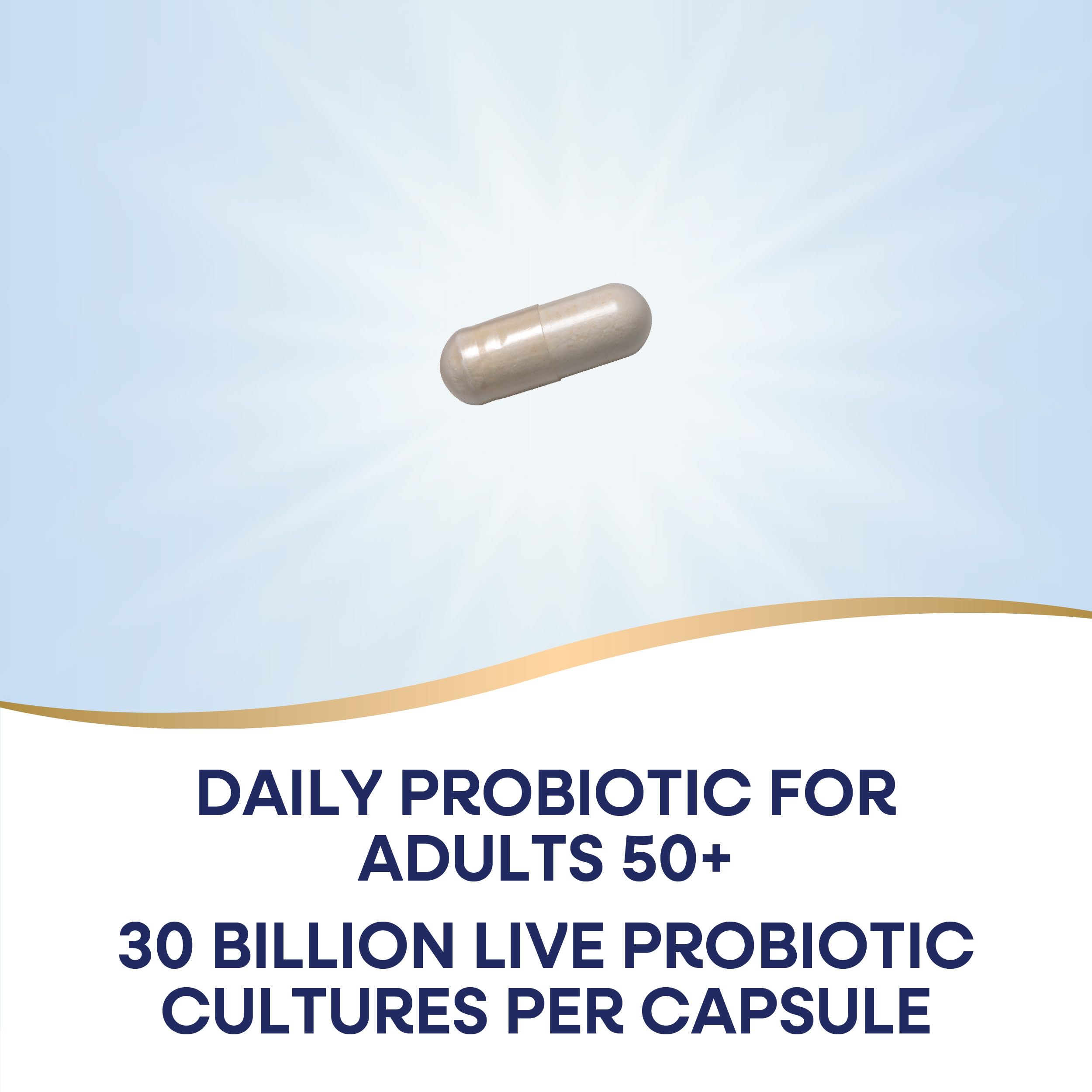 Nature's Way Fortify 50+ Daily Probiotic for Men & Women, 30 Billion Live Cultures, Colon, Digestive, and Immune Health Support* Supplement, 30 Capsules Nature's Way Au supplements
