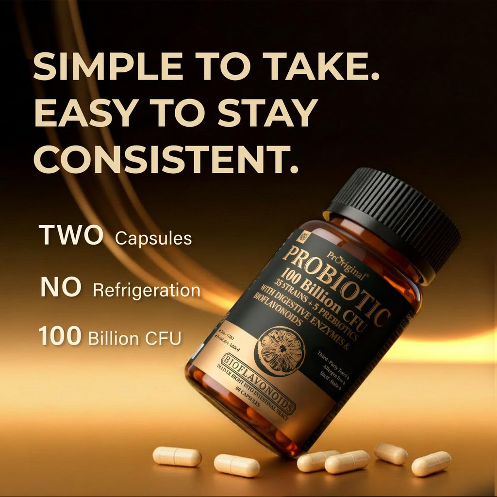 Probiotics with Prebiotics for Men and Women - 35 Strains Probiotics 100 Billion CFU for Gut & Digestive Health, Vegan Acidophilus Probiotic Supplement