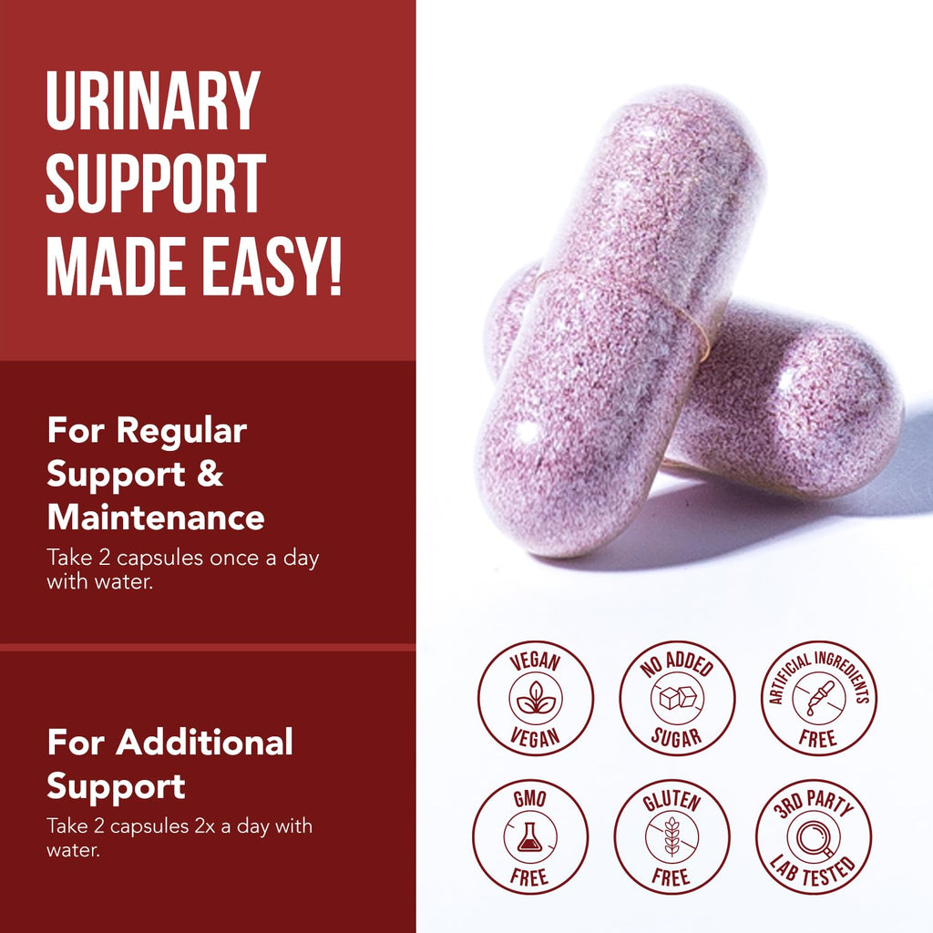 CranEaze®: Cranberry Juice Extract Plus D-Mannose – 36 mg PAC, 100% Soluble PAC - Supports Urinary Tract Health – Most Effective Cranberry Pills for Women,