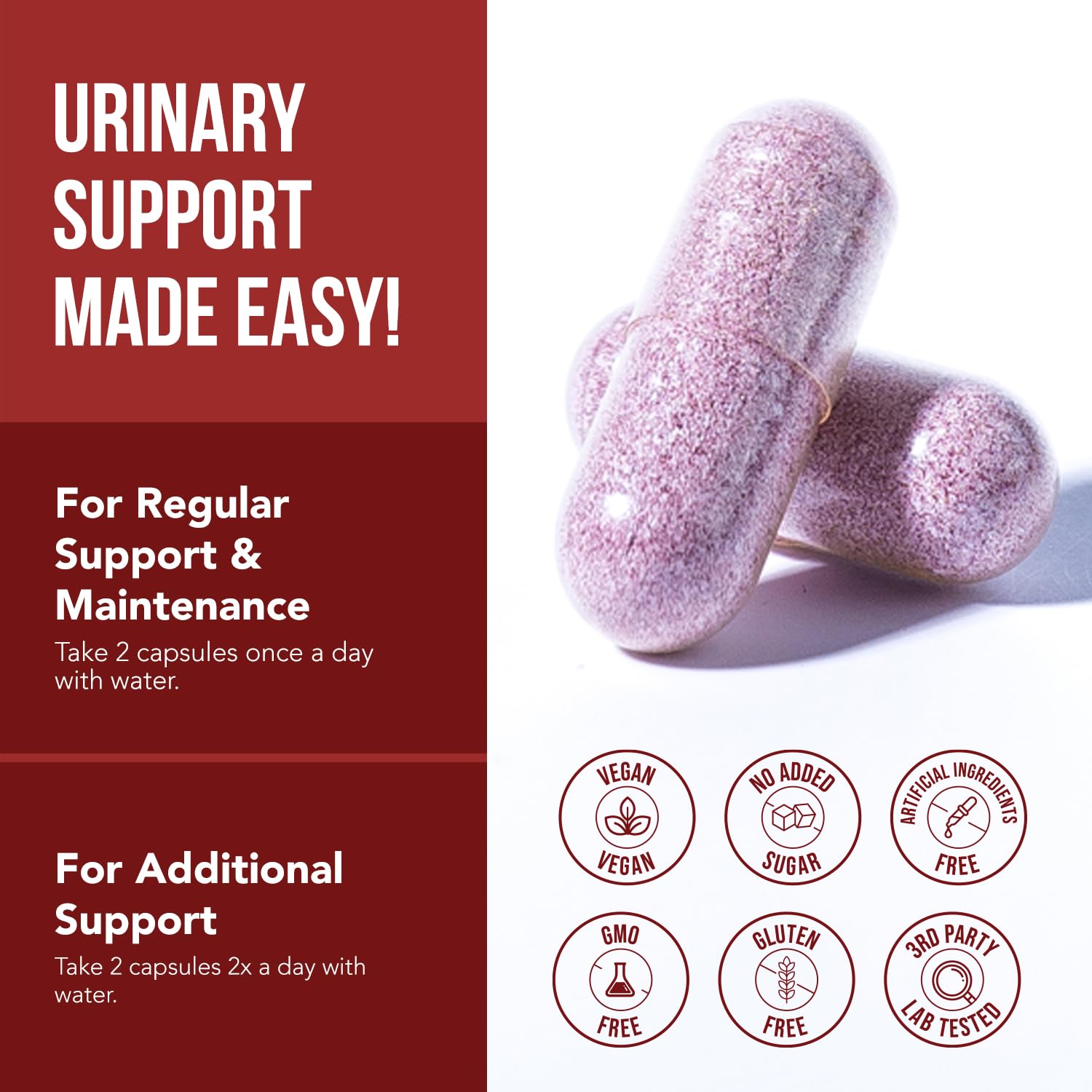 CranEaze®: Cranberry Juice Extract Plus D-Mannose – 36 mg PAC, 100% Soluble PAC - Supports Urinary Tract Health – Most Effective Cranberry Pills for Women,