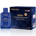 MEGNETA Liposomal NAD+ Supplement with Resveratrol, Anti-Aging, Energy Boost & Cellular Health Support, 15.2 fl. oz NAD Liquid for Men & Women (30 Pouch) MEGNETA Au supplements