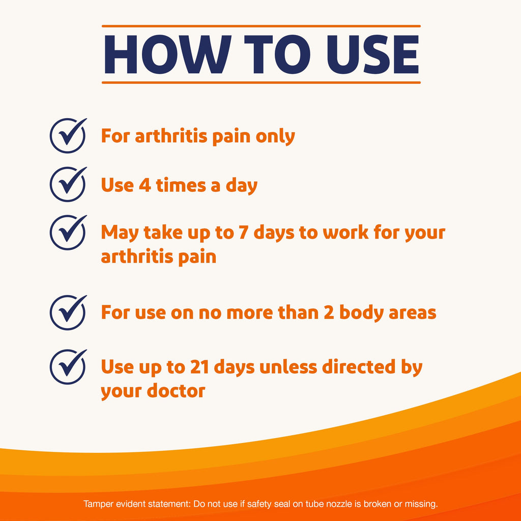 Voltaren Arthritis Pain Gel for Powerful Topical Arthritis Pain Relief with Diclofenac - NEW Easy Open Cap - 100 g x 2 Voltaren Au supplements