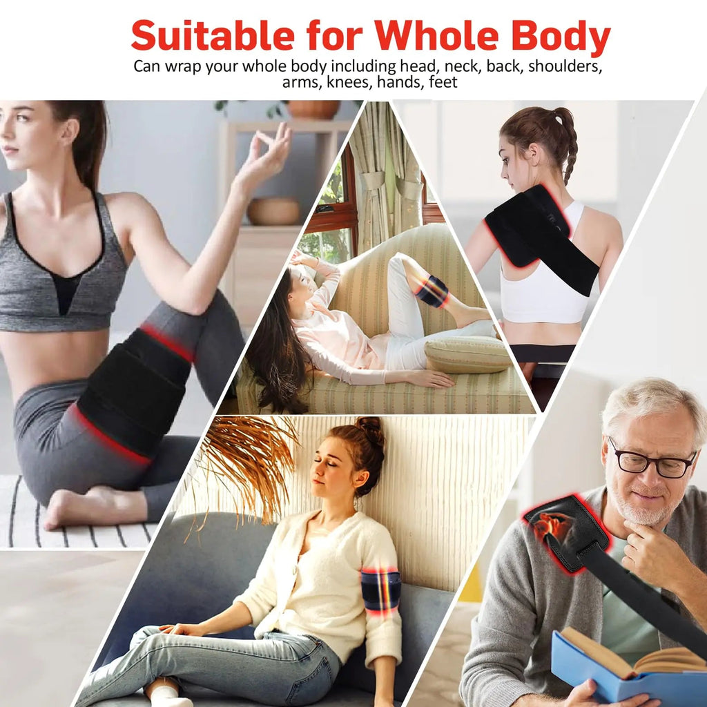 Red Light Therapy Belt, Infrared Light Therapy for Body, Wearable Wrap with Timer GMOWNW Au supplements