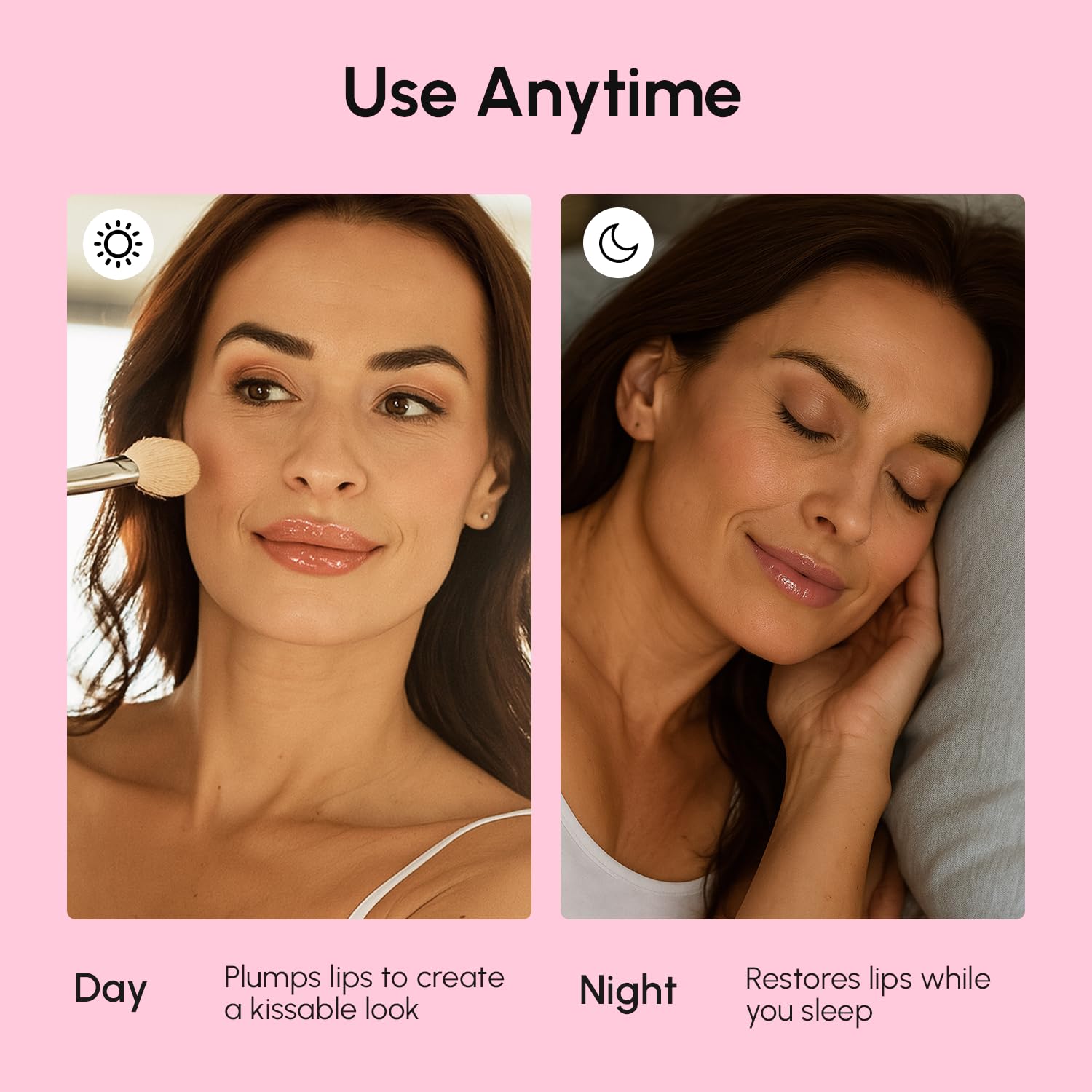 MAREE Lip Mask Overnight - Lip Moisturizer For Very Dry Lips - Hydrating Lip Butter Balm with Hyaluronic Acid & Collagen