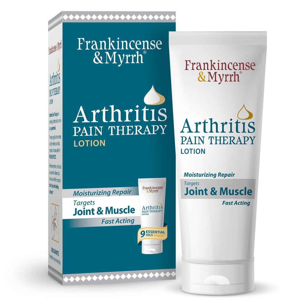 Frankincense and Myrrh Arthritis Pain Reliever Therapy Lotion – Topical Arthritis Pain Relief Cream and Hydrating Skin Repair, Body Relief for Sciatica, Knee, Back, Joints, Neck, Hands, 3 Oz - 1 Pack FRANKINCENSE & MYRRH Au supplements
