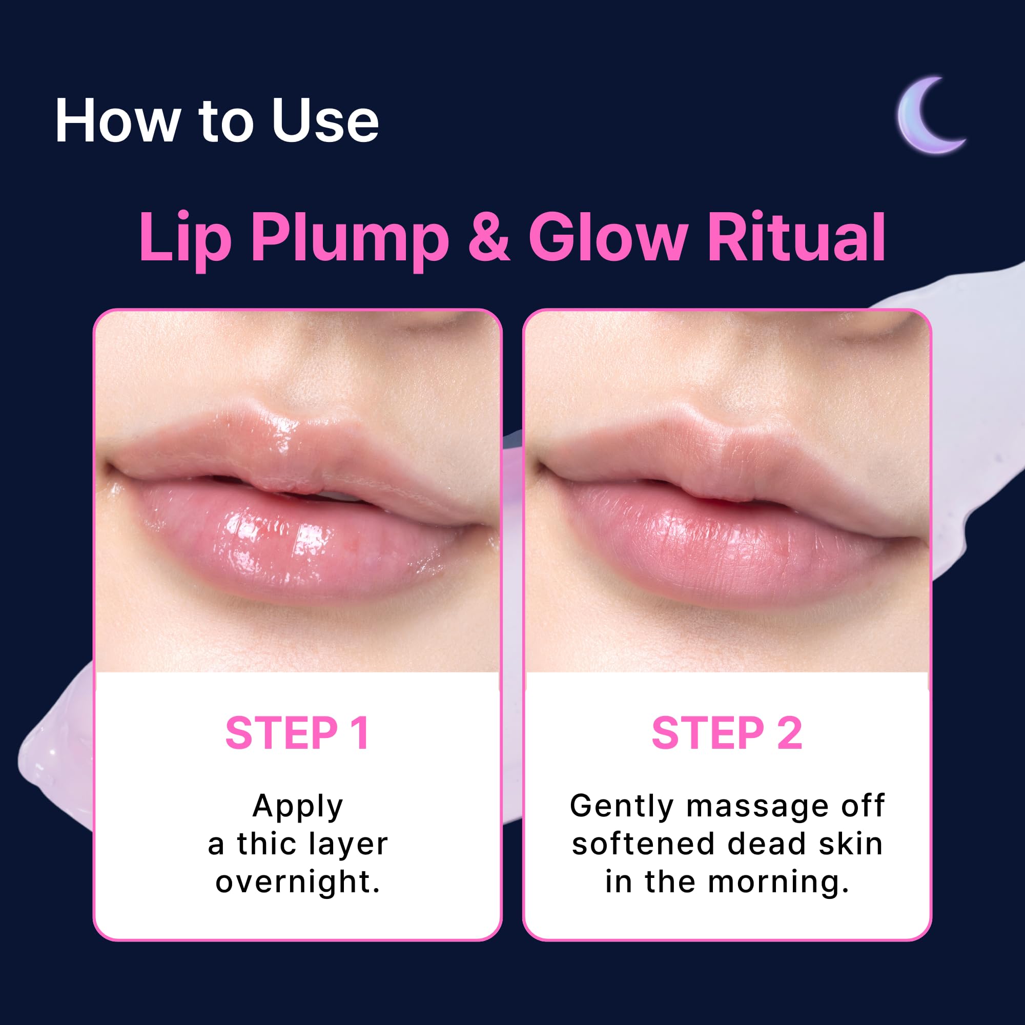 Perfect Sleep Lip Collagen 0.50fl.oz, Intensive Collagen Lip Sleeping Mask Infused with Peptides, Rice Protein & Willow Bark Extract