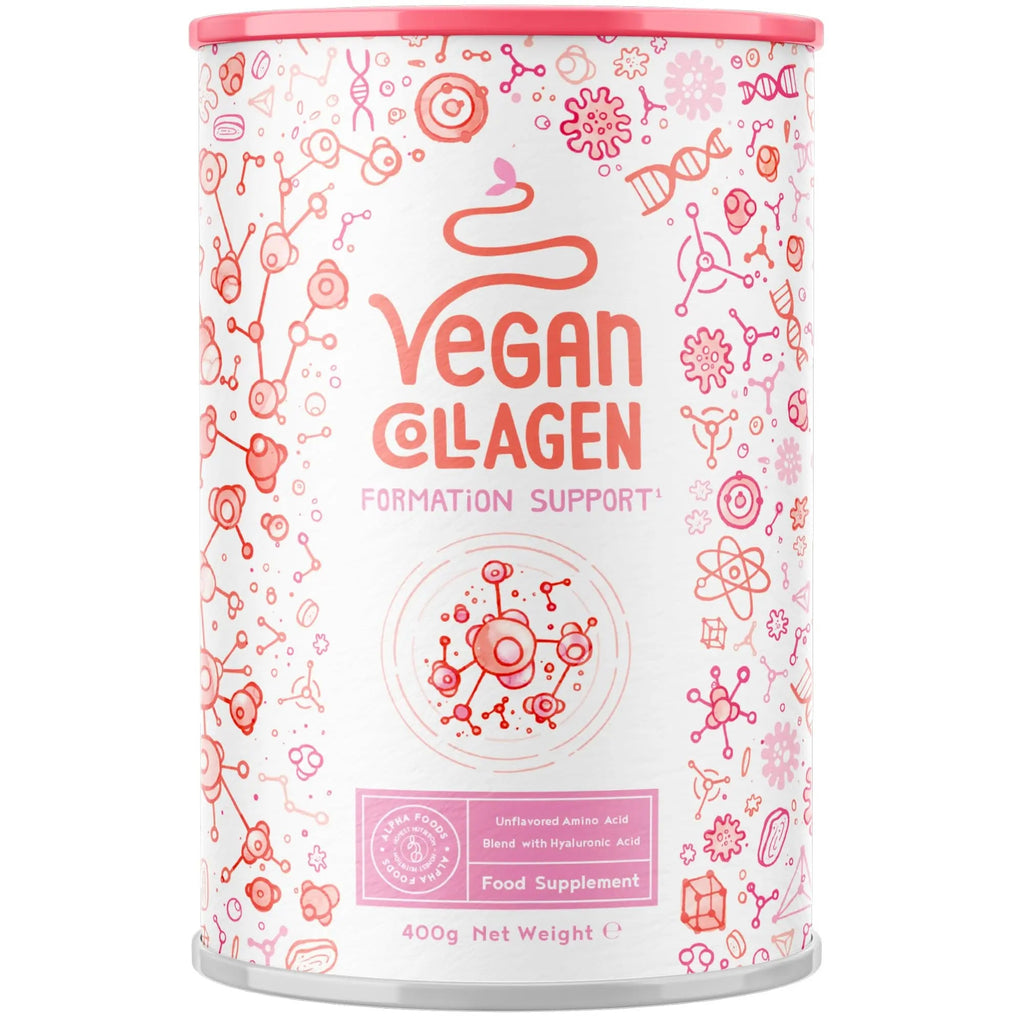 Vegan Collagen Powder with Hyaluronic Acid - Unflavoured 400g Powder Alpha Foods Au supplements