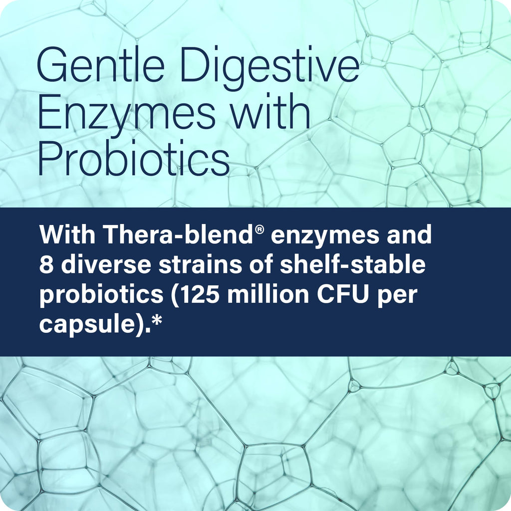 Enzyme Science Complete Digestion - Digestive enzymes for women and for men with probiotics - 3-in1 Gut Health Support for Digestion - Digestive health