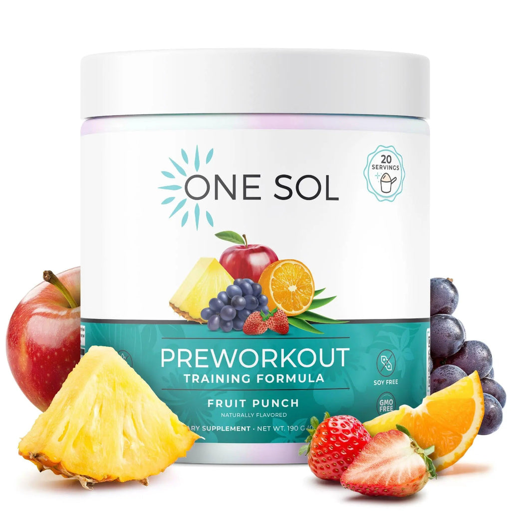 One Sol Pre-Workout for Women, Enhanced Pump & Focus, No Jitters Or Crash, Natural One Sol Au supplements