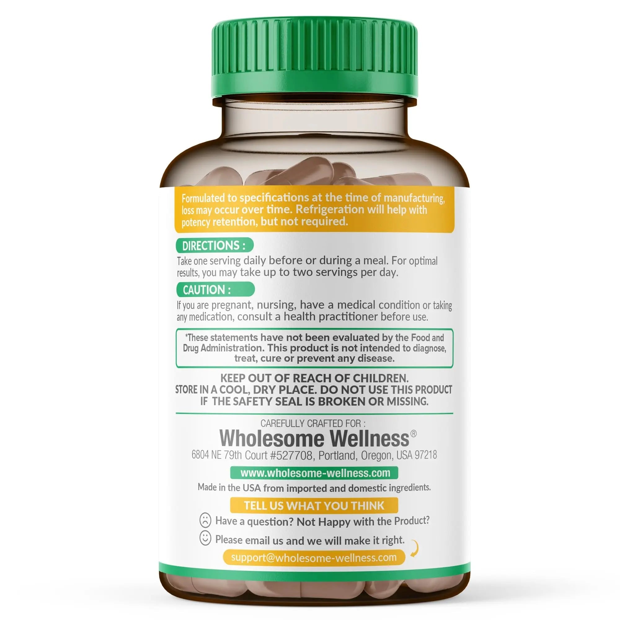 Wholesome Wellness Digestive Enzymes 1000MG Plus Prebiotics & Probiotics Supplement, 180 Capsules, Organic Plant-Based Vegan Formula for Digestion Wholesome Wellness Au supplements