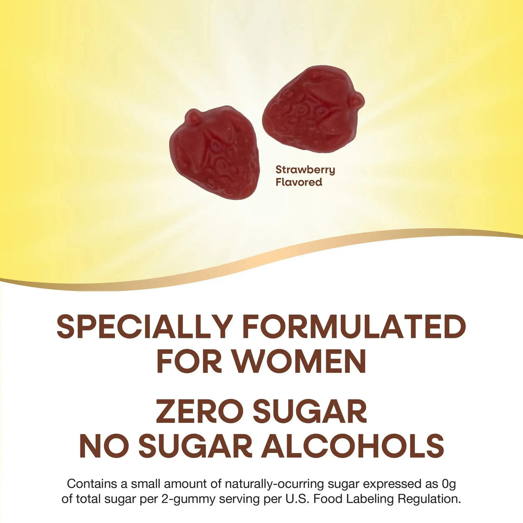 Nature’s Way Alive! Zero Sugar Women's Gummy Multivitamins, Energy Metabolism*, Hair, Skin, Nails*, B-Vitamins Nature's Way Au supplements